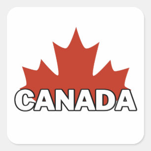 Sticker Carré fête du canada
