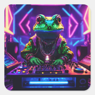 Sticker Carré Fête du crapaud