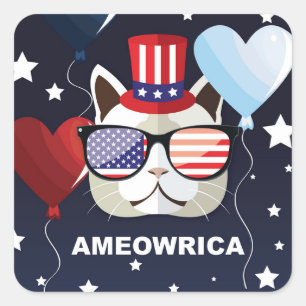 Sticker Carré Fête patriotique