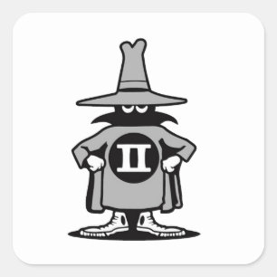 Sticker Carré Feuille d'autocollants de spectre