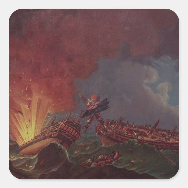 Sticker Carré Fiançailles entre le "Québec" (Devant)