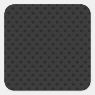 Sticker Carré Fibre perforée noire de trou d'épingle