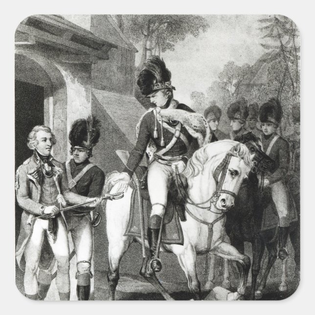 Sticker Carré Field Marshall Earl Harcourt (Devant)