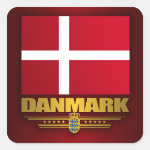 Sticker Carré "Fierté de Dansk "