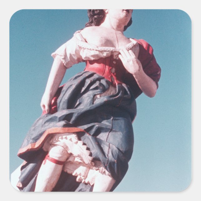 Sticker Carré Figurehead du voilier inconnu (Devant)