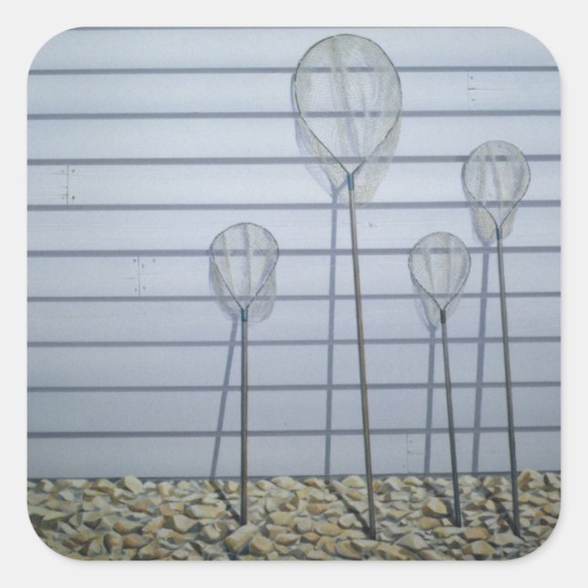 Sticker Carré Filets d'épuration (Devant)