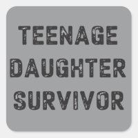 Fille adolescente survivante humour drôle pour la