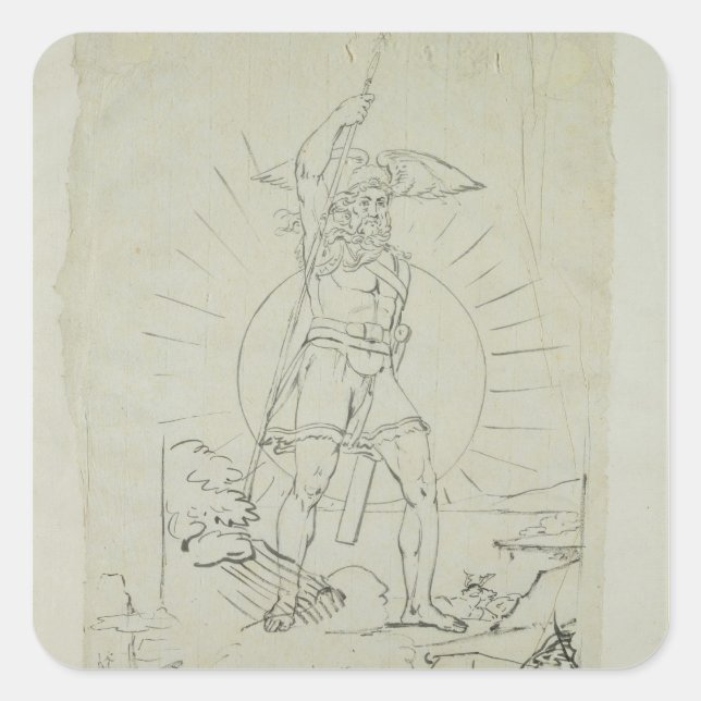 Sticker Carré Fingal, 1804-5 (Devant)