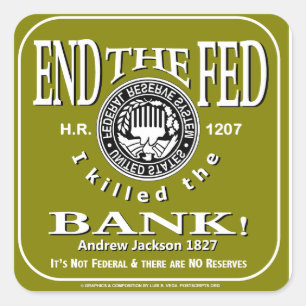 Sticker Carré Finissez la Fed !