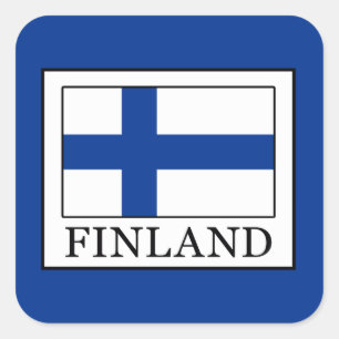 Sticker Carré Finlande
