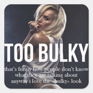 Sticker Carré Fitness Motivationnelle