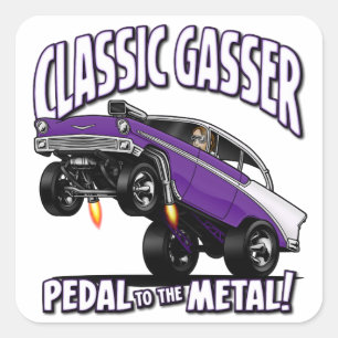 Sticker Carré Flair Gasser de 56 pouces