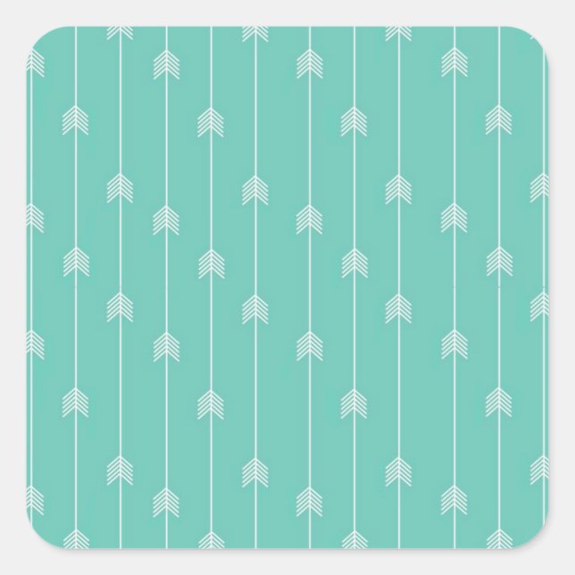 Sticker Carré Flèches (Devant)