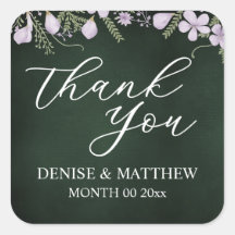 Fleur sauvage & Fern sur Forest Green