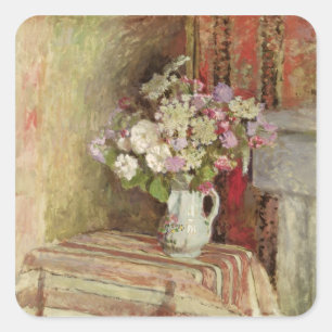 Sticker Carré Fleurs dans un vase, 1905