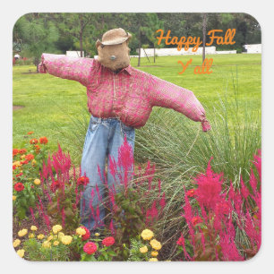 Sticker Carré Fleurs d'automne et de moelle à Bok Tower Gardens