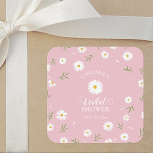 Sticker Carré Fleurs sauvages Feuillage Verdure Jardin Enterreme
