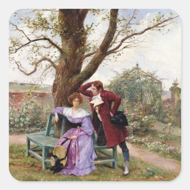 Sticker Carré Flirt (Devant)