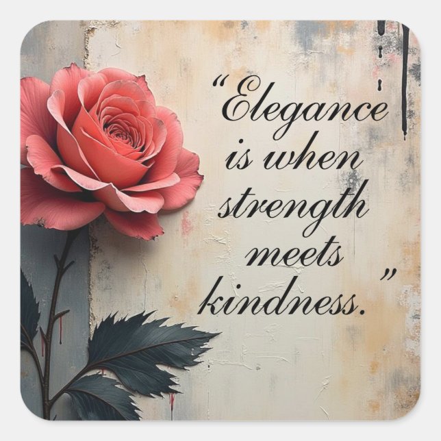 Sticker Carré Florale Galore  (Devant)