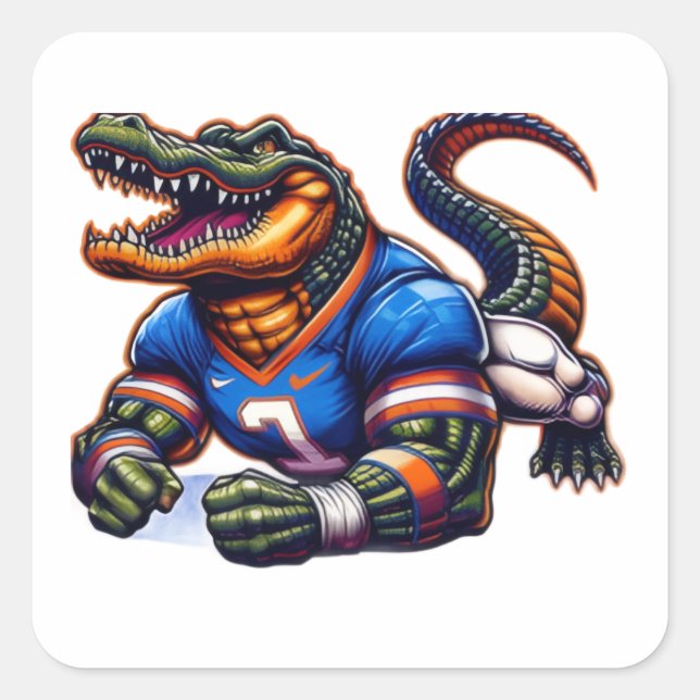 Sticker Carré Florida gators  (Devant)