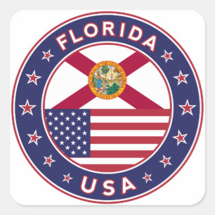 Sticker Carré Floride