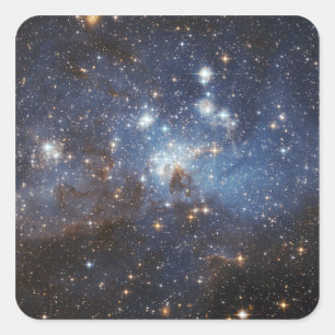 Sticker Carré Flux de gaz et de poussière