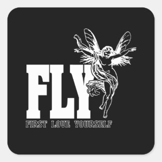 Sticker Carré FLY - First Love You