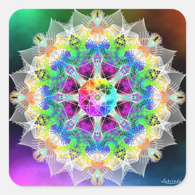 Sticker Carré Focus et Créer (Devant)