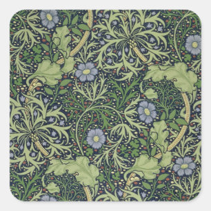 Sticker Carré Fond d'écran d'algue, imprimé par John Henry De