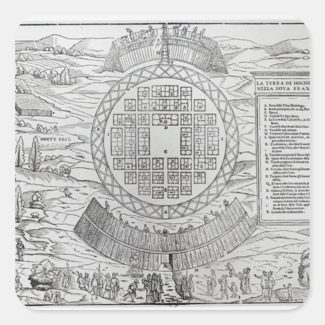 Sticker Carré Fondation Hochelaga (Devant)