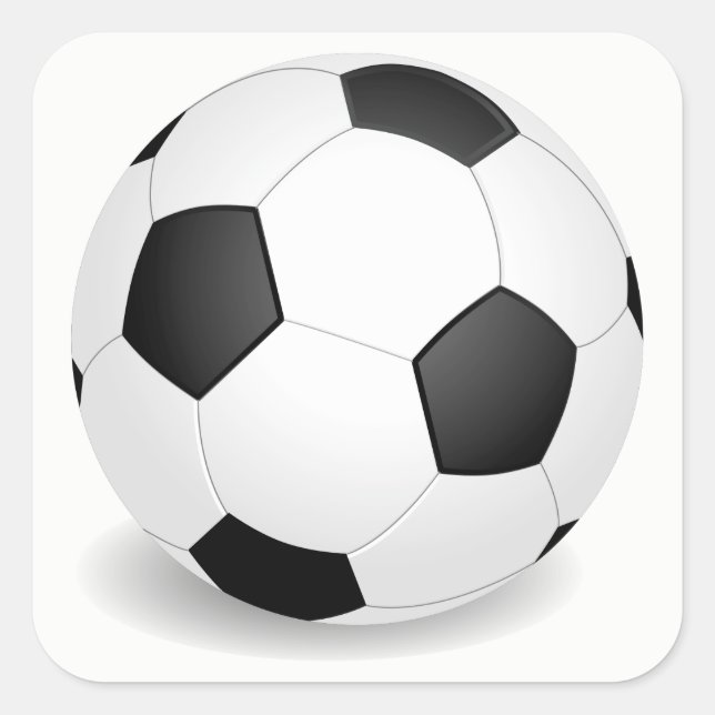 Sticker Carré Football (Devant)