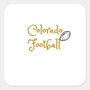 Sticker Carré Football du Colorado