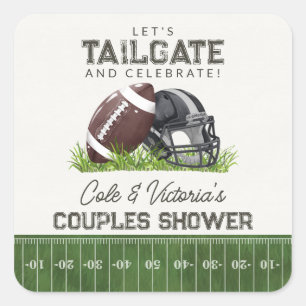 Sticker Carré Football en queue de poisson et célébrez les touch