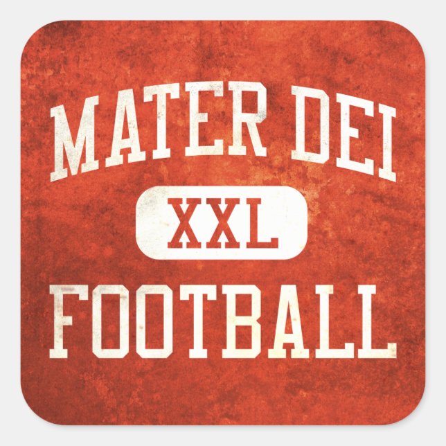 Sticker Carré Football Mater Dei Monarchs (Devant)