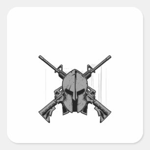 Sticker Carré Force militaire