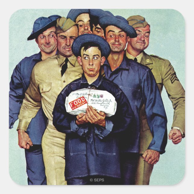 Sticker Carré Forfait Willie Gillis de Home (Devant)