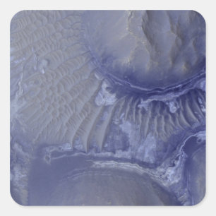 Sticker Carré Formation de Noctis Labyrinthus sur Mars