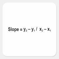 Formule de pente Math Mathématique Physique
