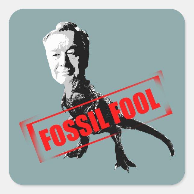 Sticker Carré Fossil (Devant)