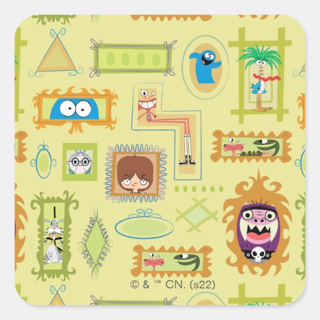 Sticker Carré Foster's Home for Imaginary Friends | Photo Wall (Devant)