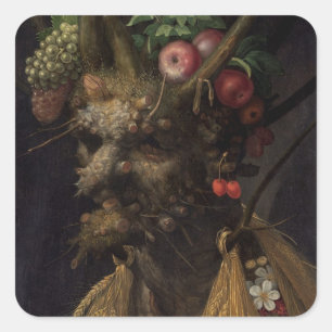 Sticker Carré Four Seasons in the One Head, c.1590 2