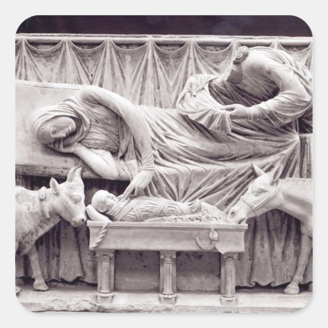 Sticker Carré Fragment de l'écran de la tige (Devant)