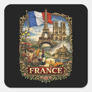 Sticker Carré France