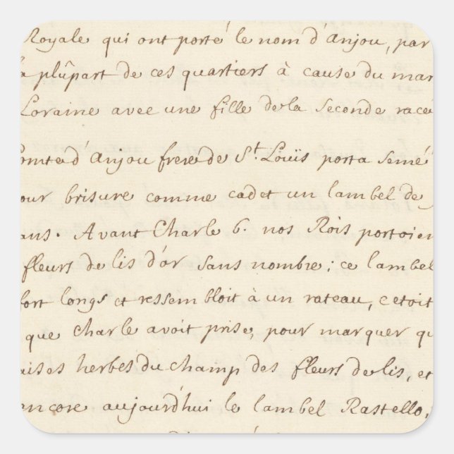 Sticker Carré France 19 (Devant)