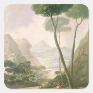 Sticker Carré Francisco Jose de Goya y Lucientes   Automne ou T