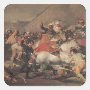 Sticker Carré Francisco Jose de Goya y Lucientes le deuxième