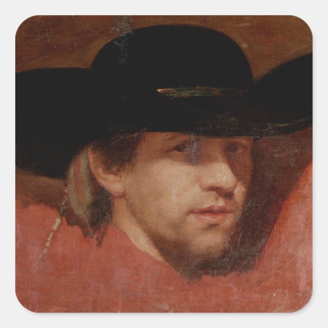 Sticker Carré Francisco Jose de Goya y Lucientes | Portrait, pré (Devant)