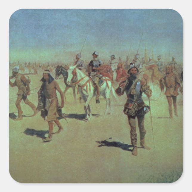 Sticker Carré Francisco Vasquez de Coronado (Devant)