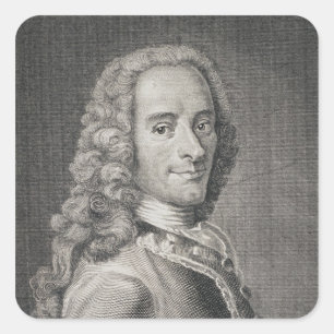 Sticker Carré Francois Marie Arouet de Voltaire