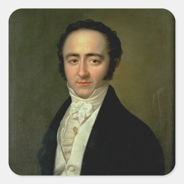 Sticker Carré Franz Xaver Mozart, plus tard connu sous le nom de (Devant)